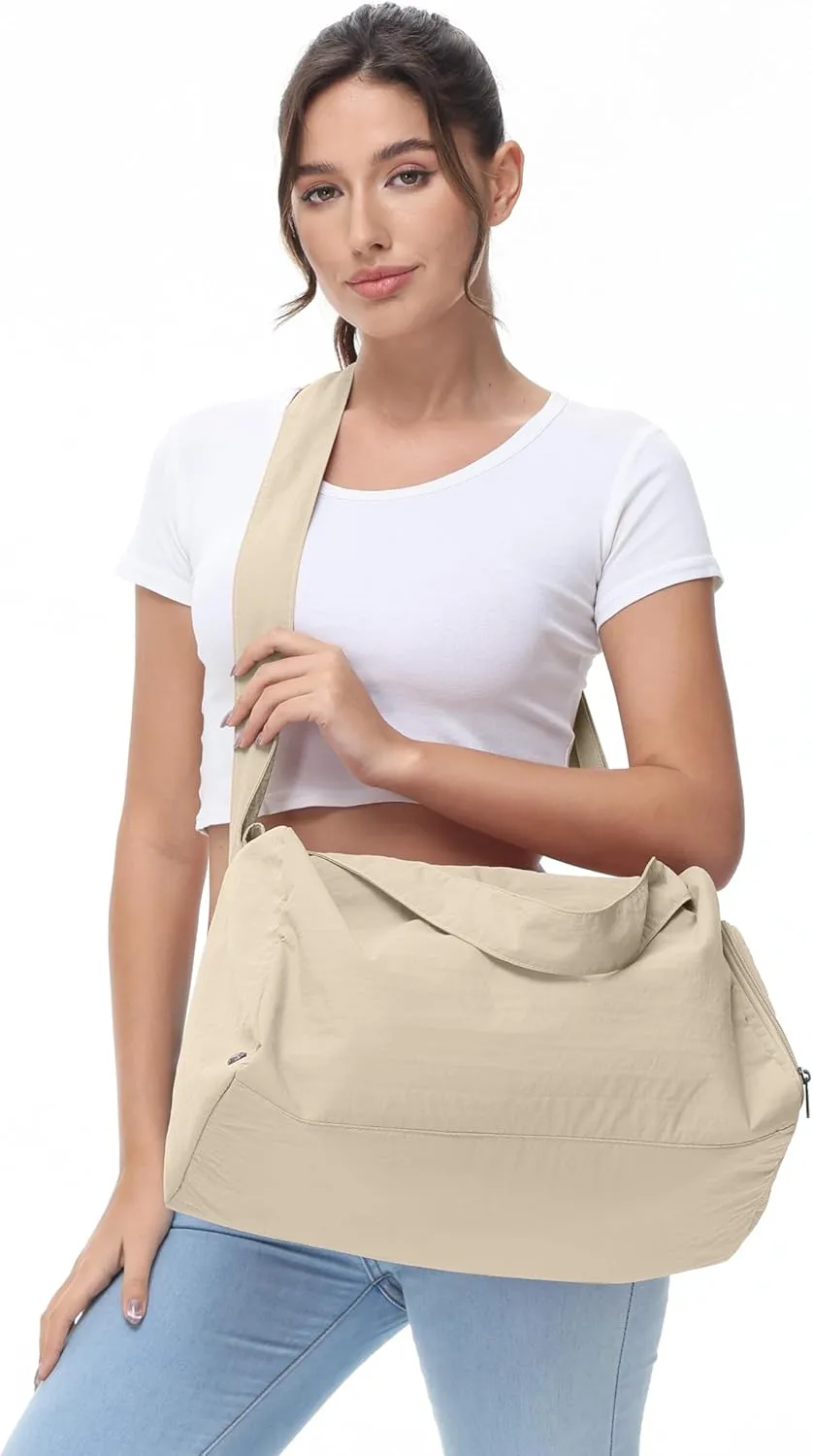 Small Duffle Bag for Women Men,Travel Gym Duffle Bag, Lightweight Small Travel Bag With Shoe Compartment & Wet Pocket, Perfect for Men & Women, Travel, Gym, Swim, Yoga, Weekend Bags