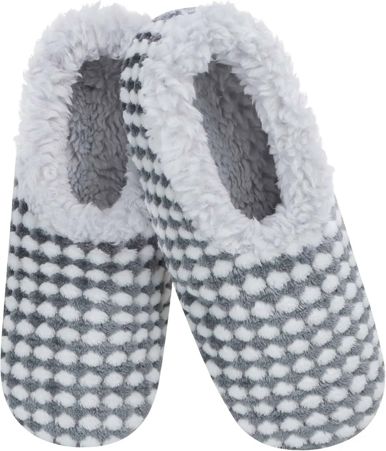 Snoozies Slipper Socks for Women Indoor, Cozy Sherpa-Lined Womens Slippers Non-Skid, Ladies Gifts