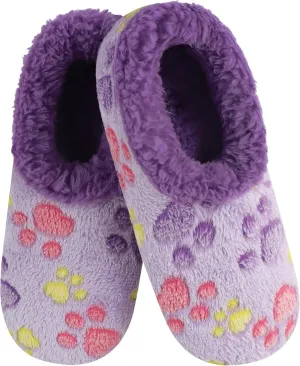 Snoozies Slipper Socks for Women Indoor, Cozy Sherpa-Lined Womens Slippers Non-Skid, Ladies Gifts