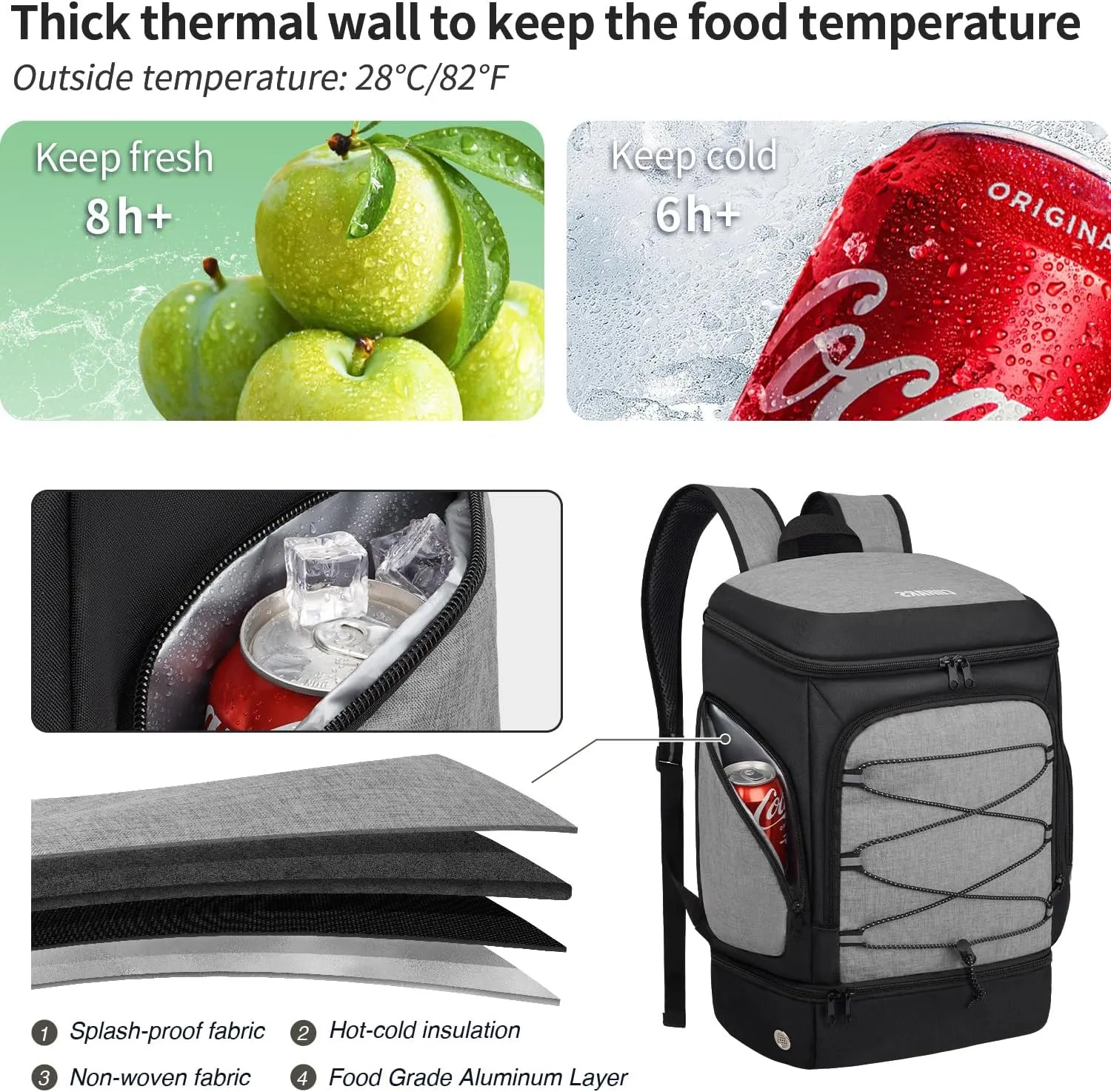 Soccer Backpack,Soccer Bag with Ball Holder, Includes Separate Cleat Shoe and Ball Compartment Sport Equipment Bags Fit Basketball Volleyball Football