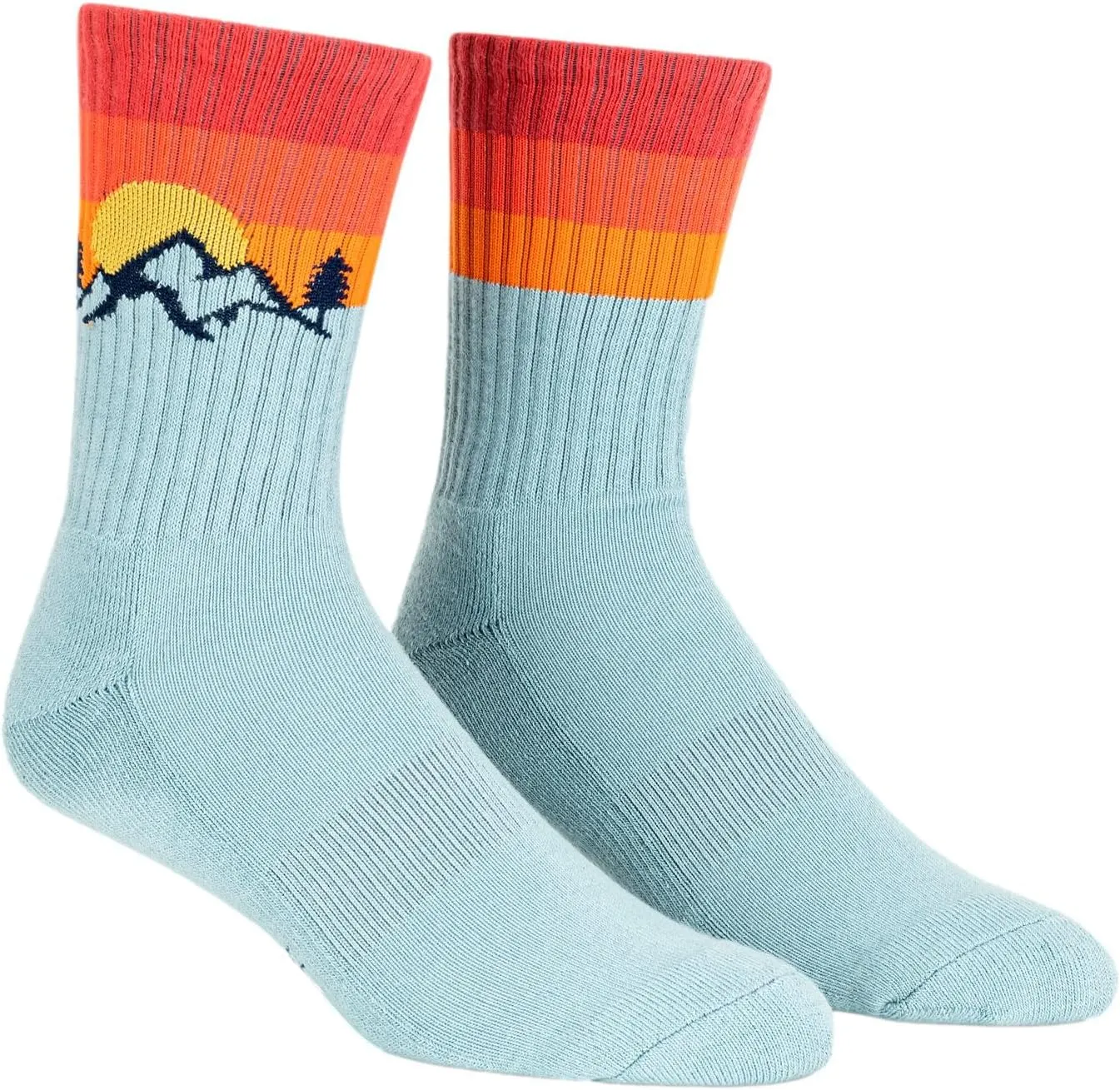 Sock It To Me, Men's Athletic Ribbed Crew, Fun Novelty Socks