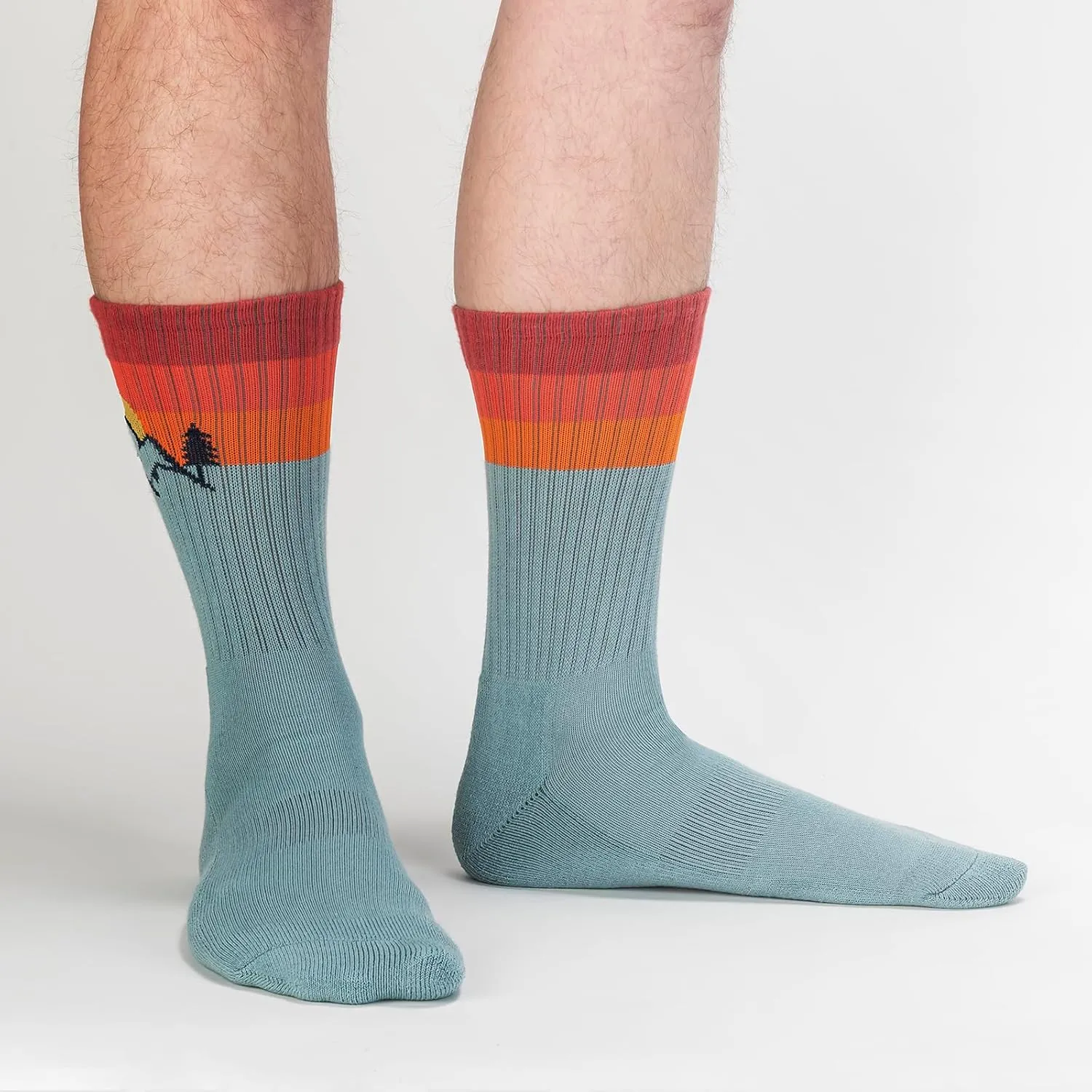 Sock It To Me, Men's Athletic Ribbed Crew, Fun Novelty Socks