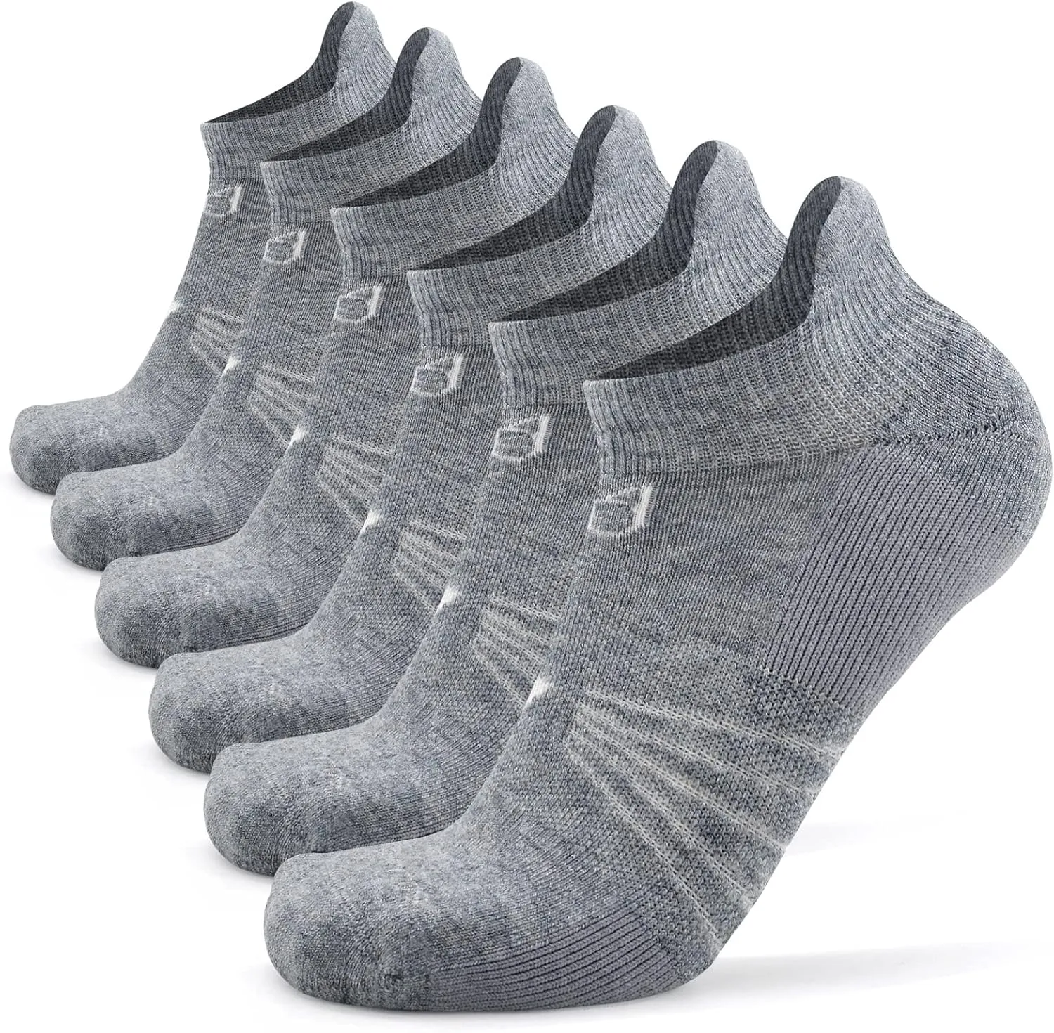 Socks Daze 3/6 Pack Men's Women's Merino Wool Ankle Running Sport Soft Thick Cushion Athletic Socks for Walking Light Hiking