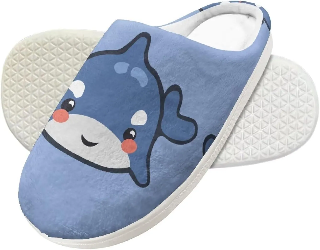Soft Cozy Slippers for Girls Comfort Warm Home Shoes Cute Animals Print House Slippers Non Slip Plush Slippers Washable for Indoor Outdoor US 9-15