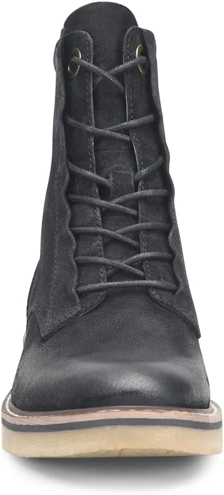 softspots Men's Renny Italian Suede Slip-Resistant Boots with Back Zipper