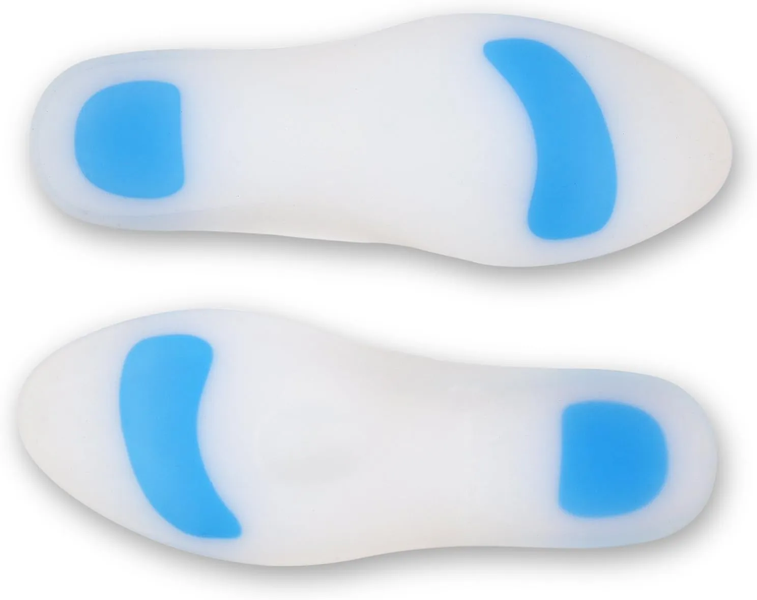 Soles Silicone Shoe Inserts (Pair) Orthopedic Support for Walking, Running, and Fitness - Soft, Comfortable, Hypoallergenic Design - M / 38-39