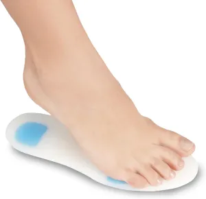 Soles Silicone Shoe Inserts (Pair) Orthopedic Support for Walking, Running, and Fitness - Soft, Comfortable, Hypoallergenic Design - M / 38-39