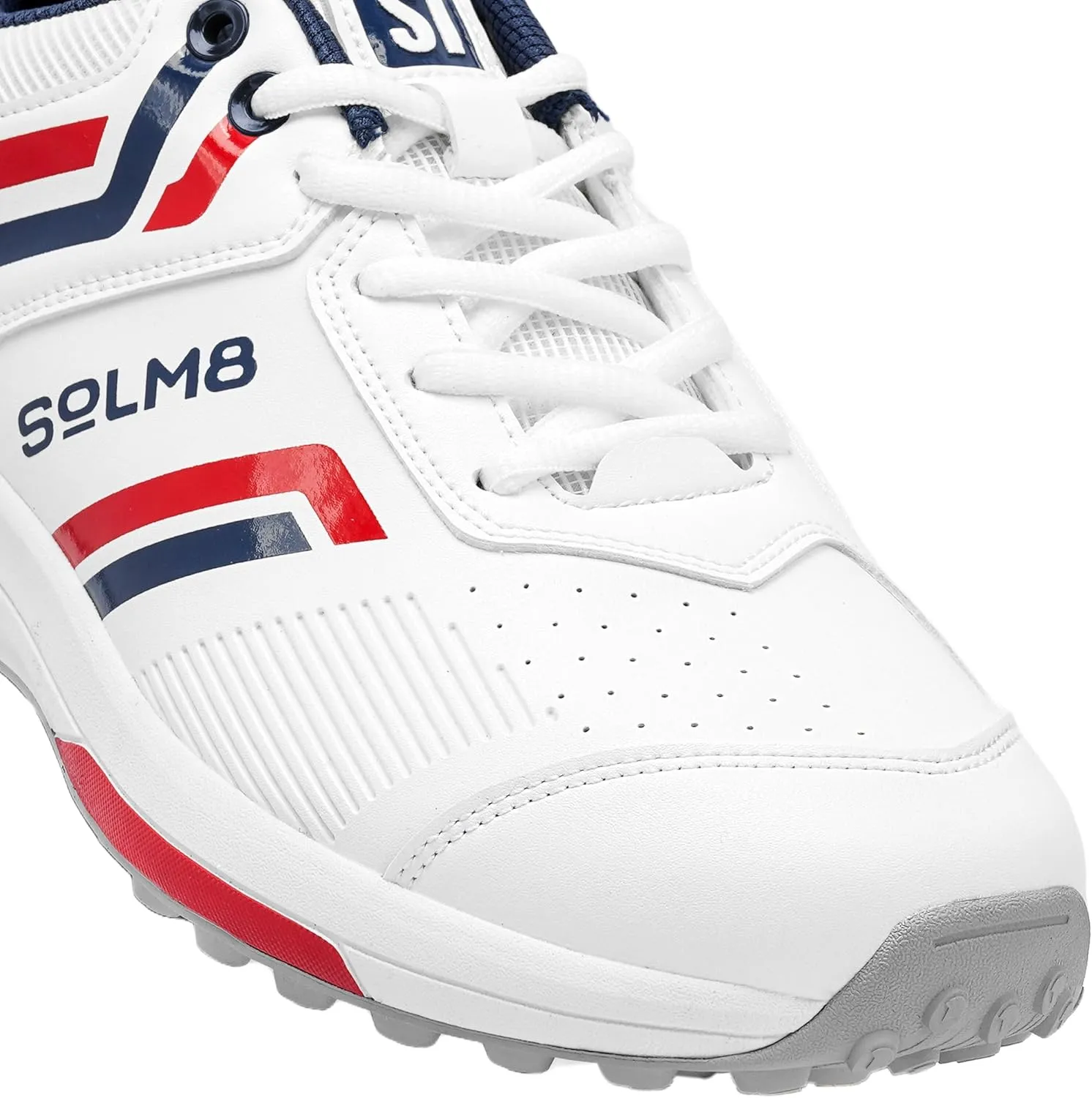 SOLM8 S1 Rubber Spikes - Lightweight Cricket Shoes for Men and Women - Durable Grip, Superior Protection (2024 Edition)