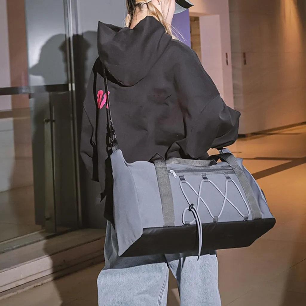 Spacious Workout Duffle With Separate Shoe Storage Practical Handbag Travel Shoulder Bag For Fitness Enthusiasts