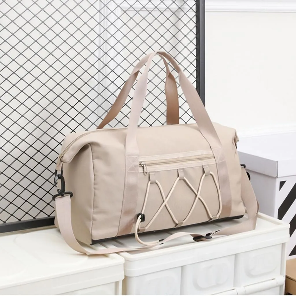 Spacious Workout Duffle With Separate Shoe Storage Practical Handbag Travel Shoulder Bag For Fitness Enthusiasts