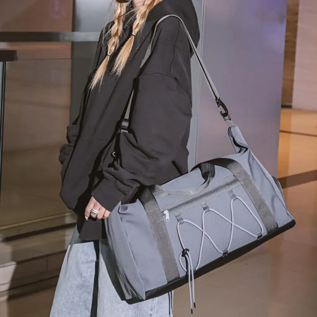 Spacious Workout Duffle With Separate Shoe Storage Practical Handbag Travel Shoulder Bag For Fitness Enthusiasts