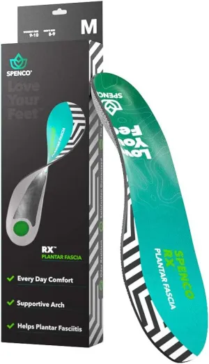 Spenco RX Women's Full Length Plantar Fascia Insoles, Size 5-11