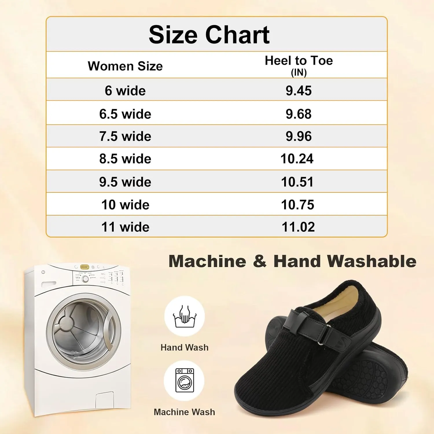 Spesoul Wide Womens Slippers Adjustable House Shoes Indoor Outdoor Barefoot Slippers Cozy Walking Shoe Swollen Edema Diabetic Shoes