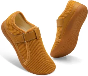 Spesoul Wide Womens Slippers Adjustable House Shoes Indoor Outdoor Barefoot Slippers Cozy Walking Shoe Swollen Edema Diabetic Shoes