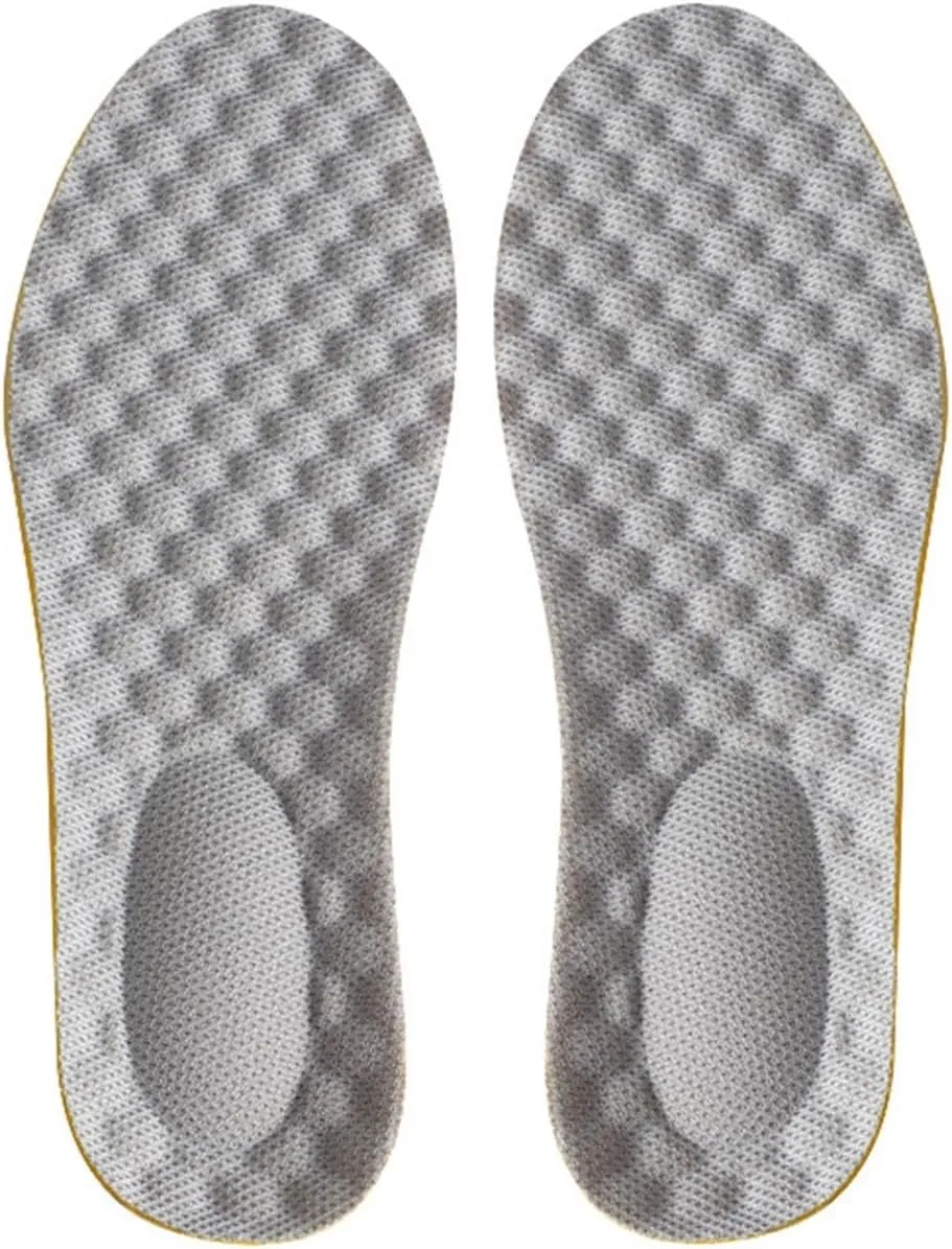 Sports Cushioned Insole Soft Sole for Men and Women Absorbent Sweat Running Soft Sole Comfortable Soft Insole(35-36)