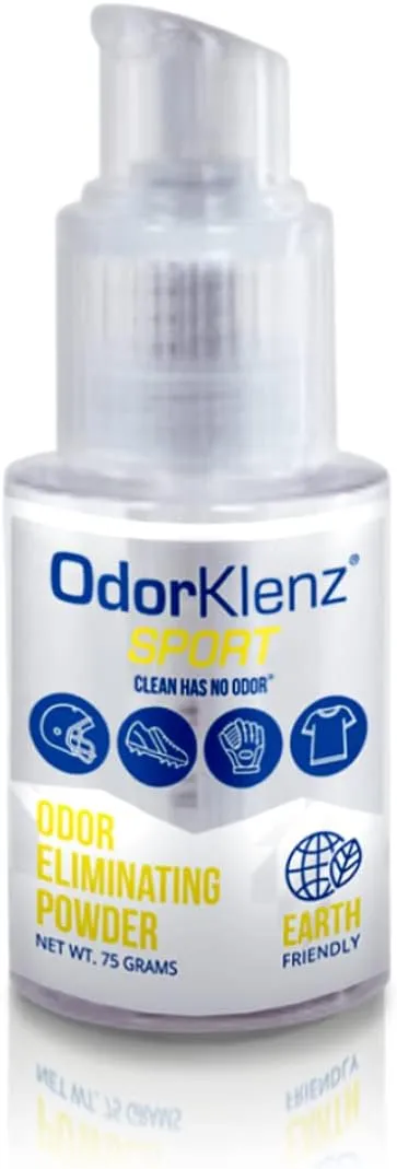 Sports Powder Odor Deodorizer (50g, 4.8 oz) | Eliminate Odors from Shoes, Clothing And Sports Gear | Non-Toxic and Unscented | Shoe Freshener For Strong Odor