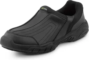 SR Max Charlotte, Women's, Black, Athletic Slip On Style Slip Resistant Soft Toe Work Shoe