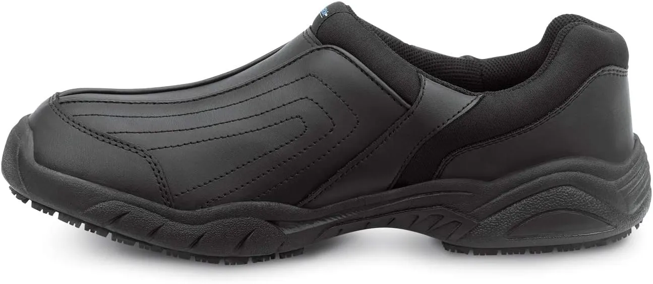SR Max Charlotte, Women's, Black, Athletic Slip On Style Slip Resistant Soft Toe Work Shoe