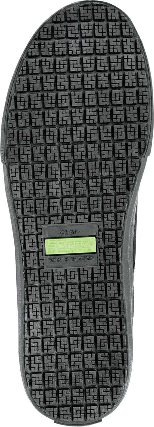 SR Max Southport, Men's, Black, Skate Style, Slip-Resistant, Soft Toe Work Shoe