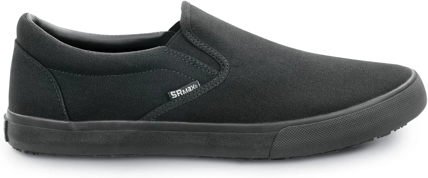 SR Max Southport, Men's, Black, Skate Style, Slip-Resistant, Soft Toe Work Shoe