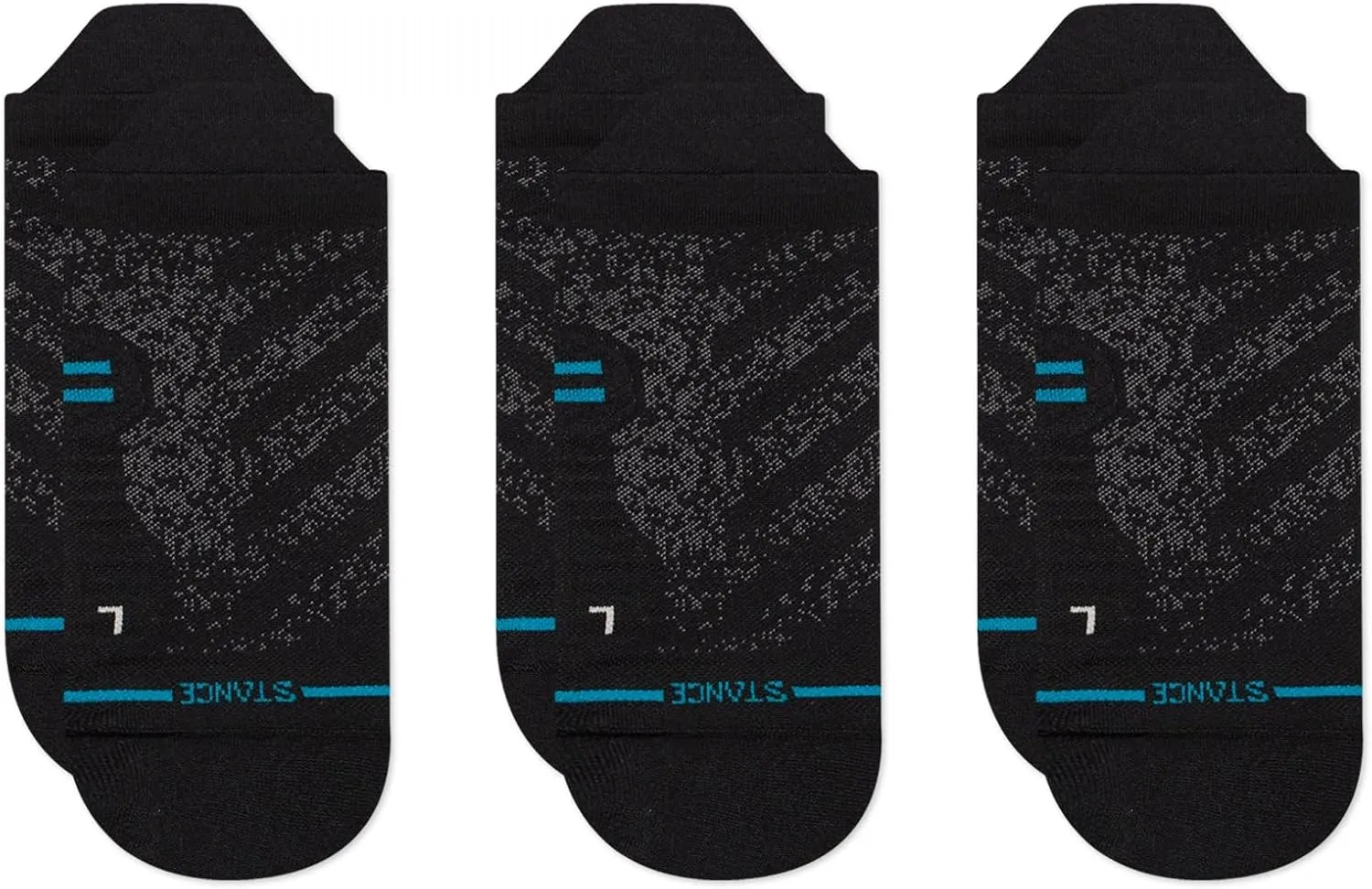 Stance Run Ul Tab 3-Pack Black SM (US Men's Shoe 3-5.5, Women's Shoe 5-7.5)