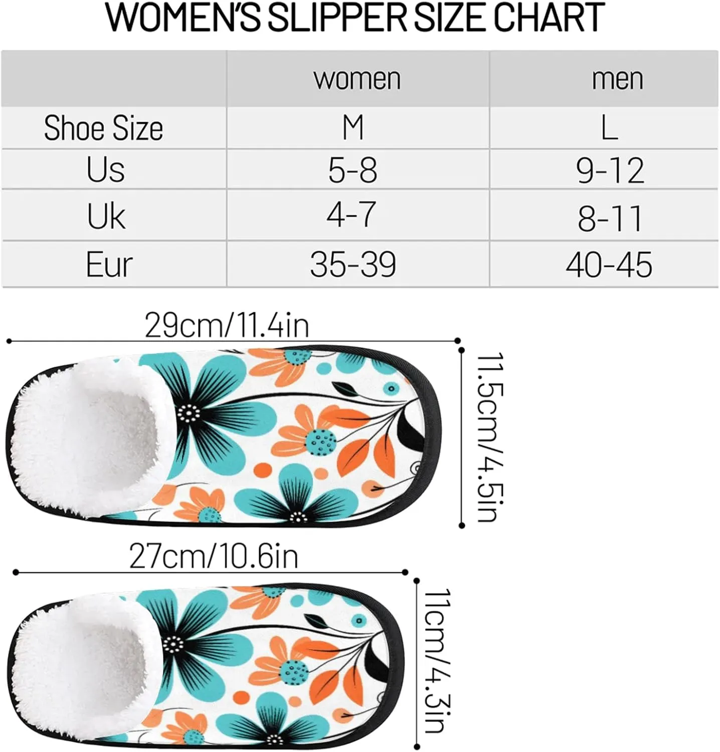 Tavisto Cozy Travel Slippers for Women Men, Non-Slip Sole Fleece Lining Washable House Shoes