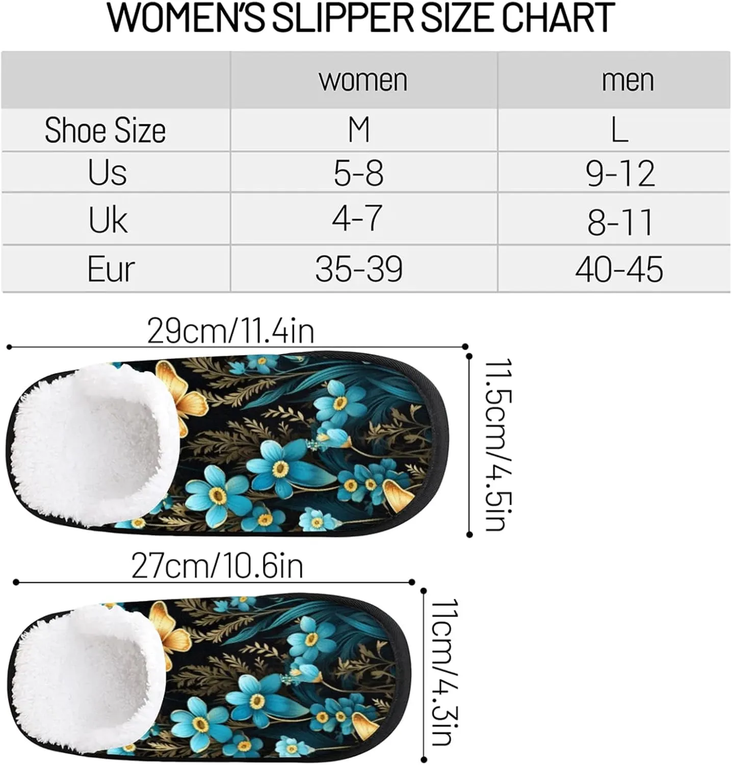 Tavisto Cozy Travel Slippers for Women Men, Non-Slip Sole Fleece Lining Washable House Shoes
