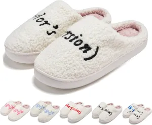 Taylor's Comfy Bedroom Slippers - Cute Ladies Cozy Fluffy Fuzzy House Slippers With Soft Memory Foam Insole