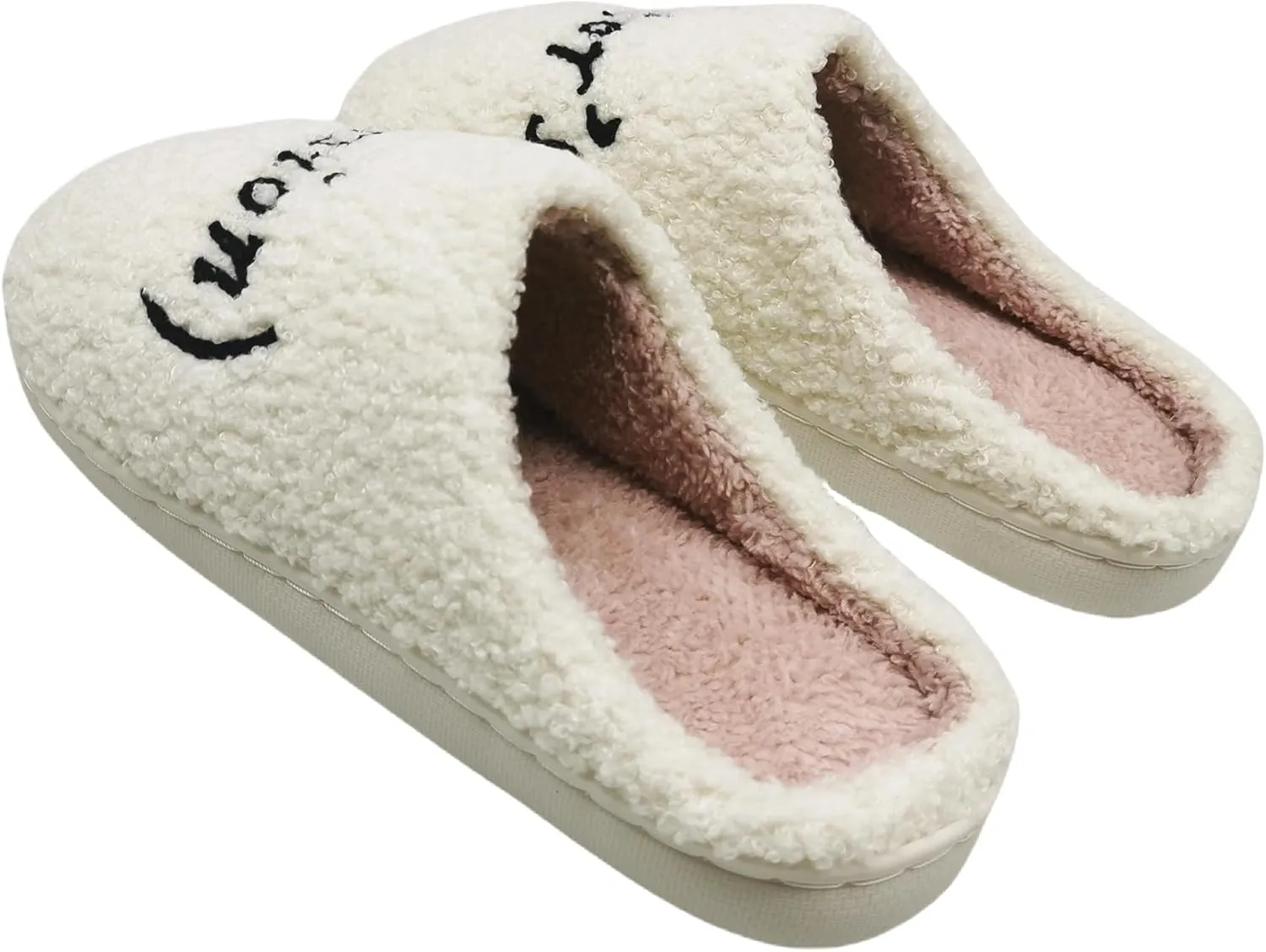 Taylor's Comfy Bedroom Slippers - Cute Ladies Cozy Fluffy Fuzzy House Slippers With Soft Memory Foam Insole