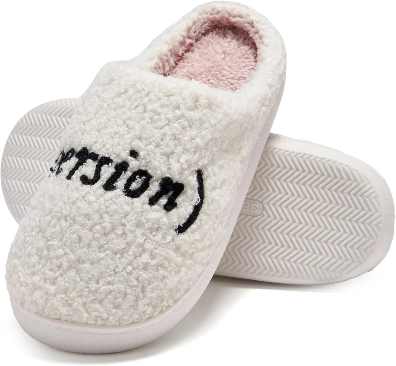Taylor's Comfy Bedroom Slippers - Cute Ladies Cozy Fluffy Fuzzy House Slippers With Soft Memory Foam Insole