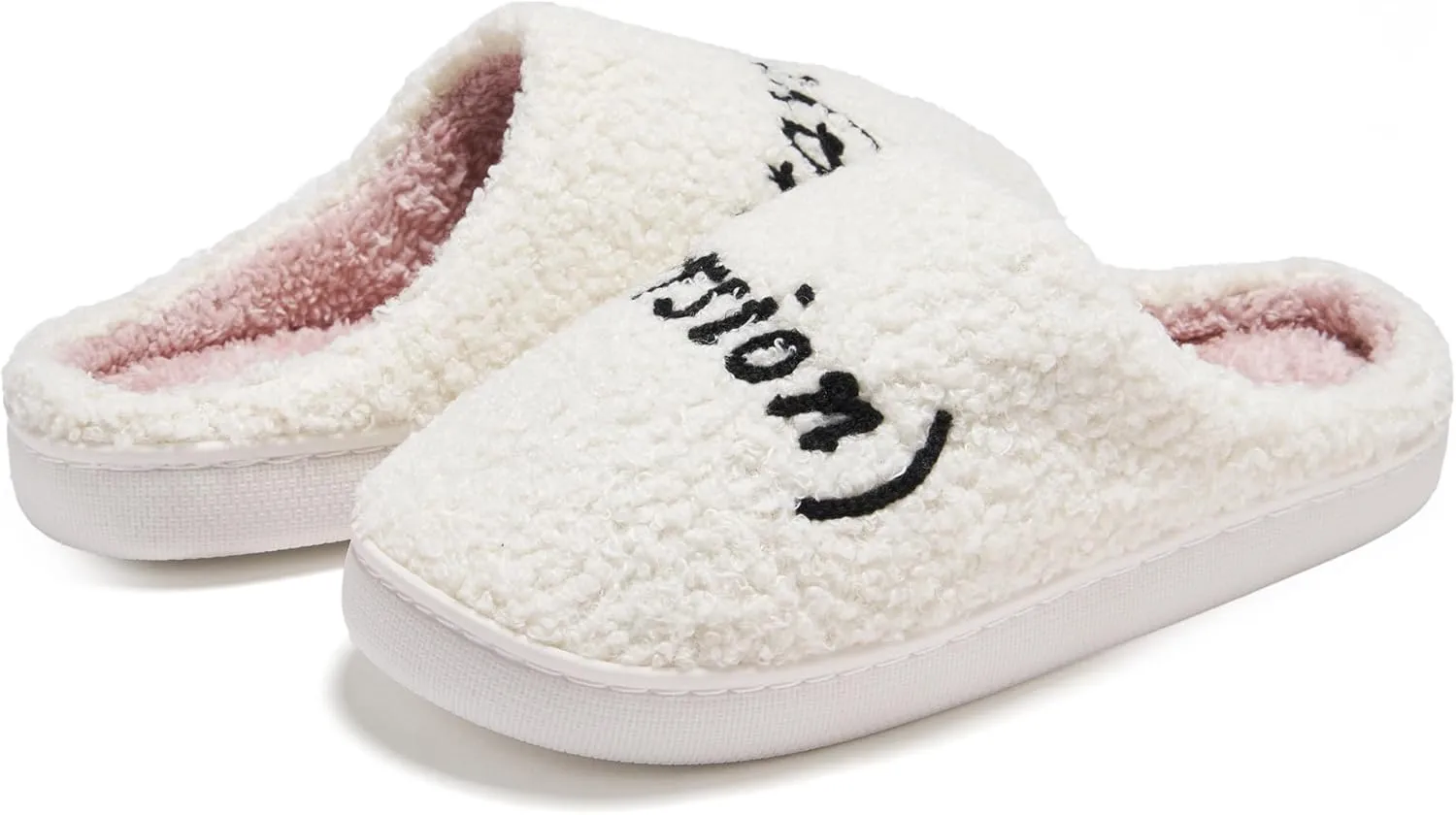 Taylor's Comfy Bedroom Slippers - Cute Ladies Cozy Fluffy Fuzzy House Slippers With Soft Memory Foam Insole