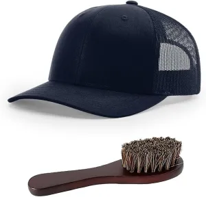 The Hat Pros | Richardson 112 Youth Trucker Hat Adjustable Snapback Bundle with THP Hat & Clothing Brush