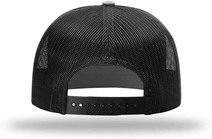 The Hat Pros | Richardson 168 Hi-Pro Trucker Snapback Cap Bundle with THP Hat & Clothing Brush