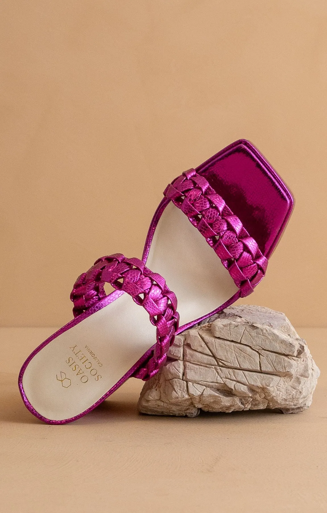 The Zenda - Braided Platform Party Heels
