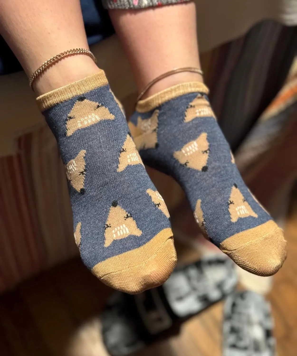 Tipi Toe Women's 20 Pairs Colorful Patterned Low Cut/No Show Socks