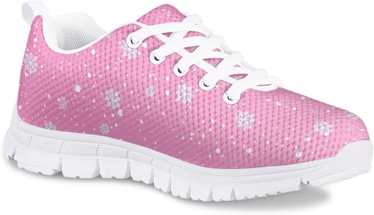 Toddler Boys Girls Sneakers Casual Cozy House Shoes Stylish Cartoon Breathable Elastic Mesh Shoes with Rubber Sole for Outdoor US Little Kid 11-15 Big Kid 1-5 White Sole
