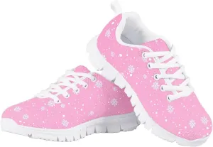 Toddler Boys Girls Sneakers Casual Cozy House Shoes Stylish Cartoon Breathable Elastic Mesh Shoes with Rubber Sole for Outdoor US Little Kid 11-15 Big Kid 1-5 White Sole