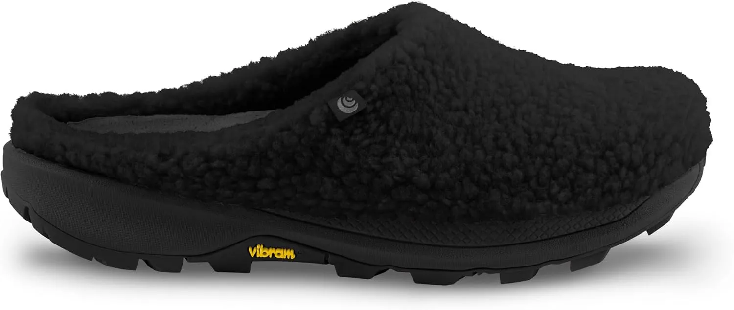 Topo Athletic Women's Revive Lightweight Comfortable 3MM Drop Recycled Fleece Natural Recovery Shoes, Everyday Wear Slippers