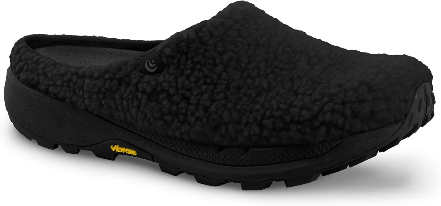 Topo Athletic Women's Revive Lightweight Comfortable 3MM Drop Recycled Fleece Natural Recovery Shoes, Everyday Wear Slippers