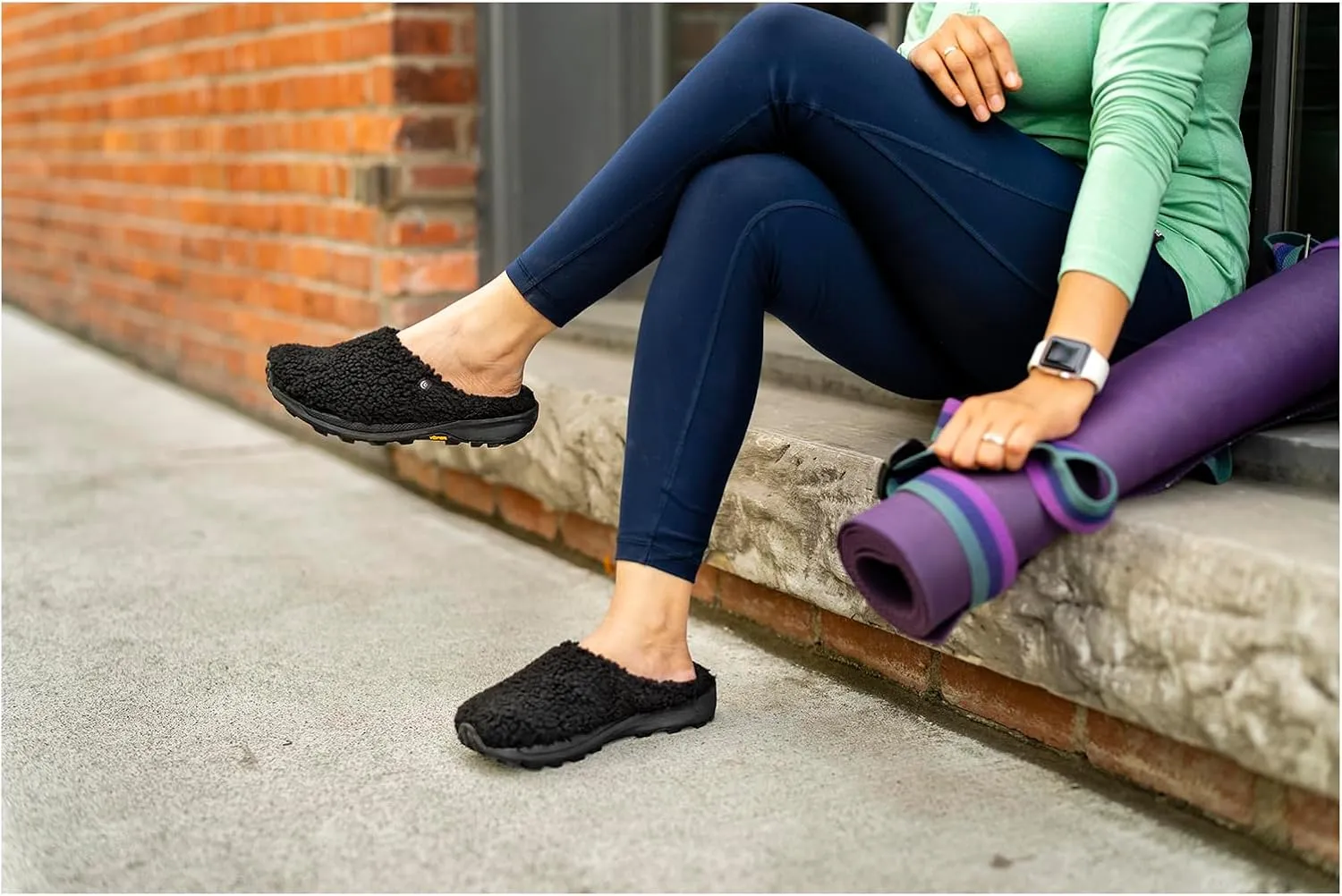 Topo Athletic Women's Revive Lightweight Comfortable 3MM Drop Recycled Fleece Natural Recovery Shoes, Everyday Wear Slippers