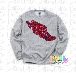 Track Shoe PNG - Track Shoe Sublimation- Digital Download - Crimson