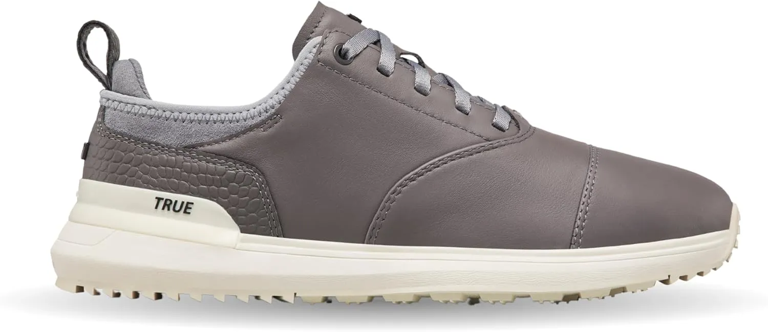 TRUE Linkswear Lux Tour, Men's Golf Shoes, Top Grain Napa Leather, Waterproof