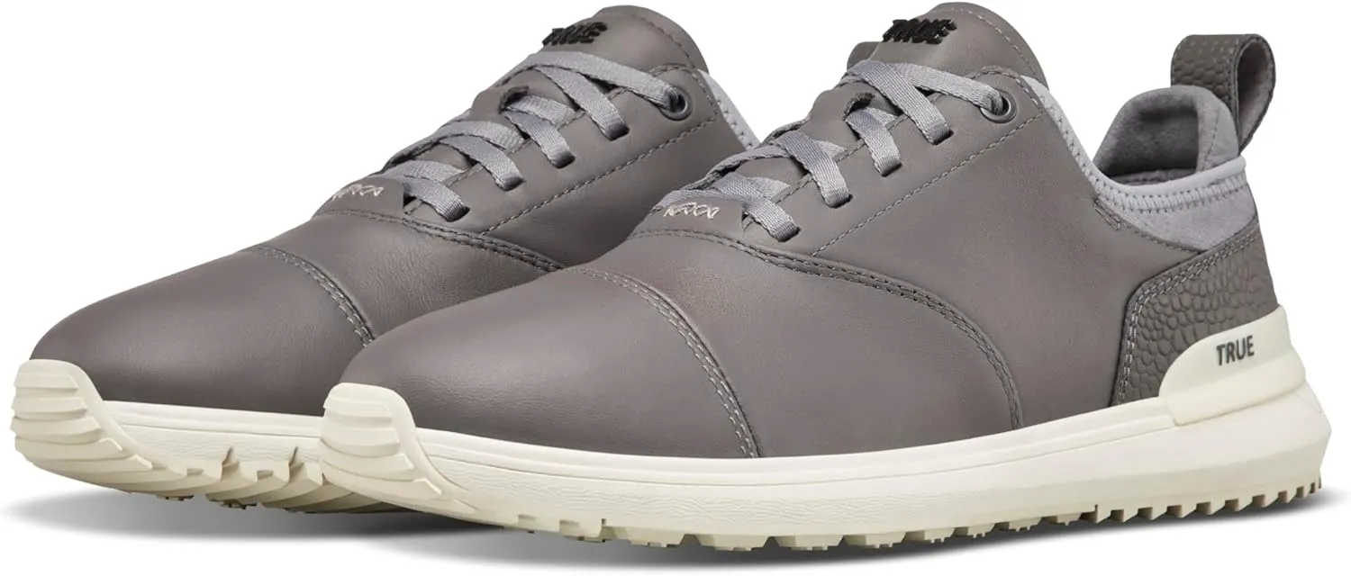 TRUE Linkswear Lux Tour, Men's Golf Shoes, Top Grain Napa Leather, Waterproof