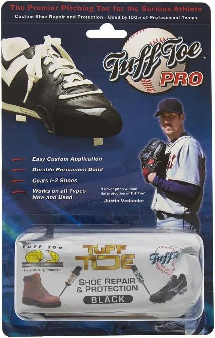 Tuff Toe Pro Baseball Pitchers and Catchers Cleat Guards | Pitcher Shoe Drag Protector