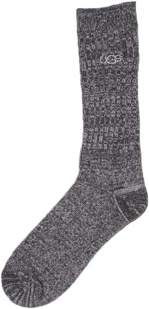 UGG Men's Trey Rib Knit Slouchy Crew Sock