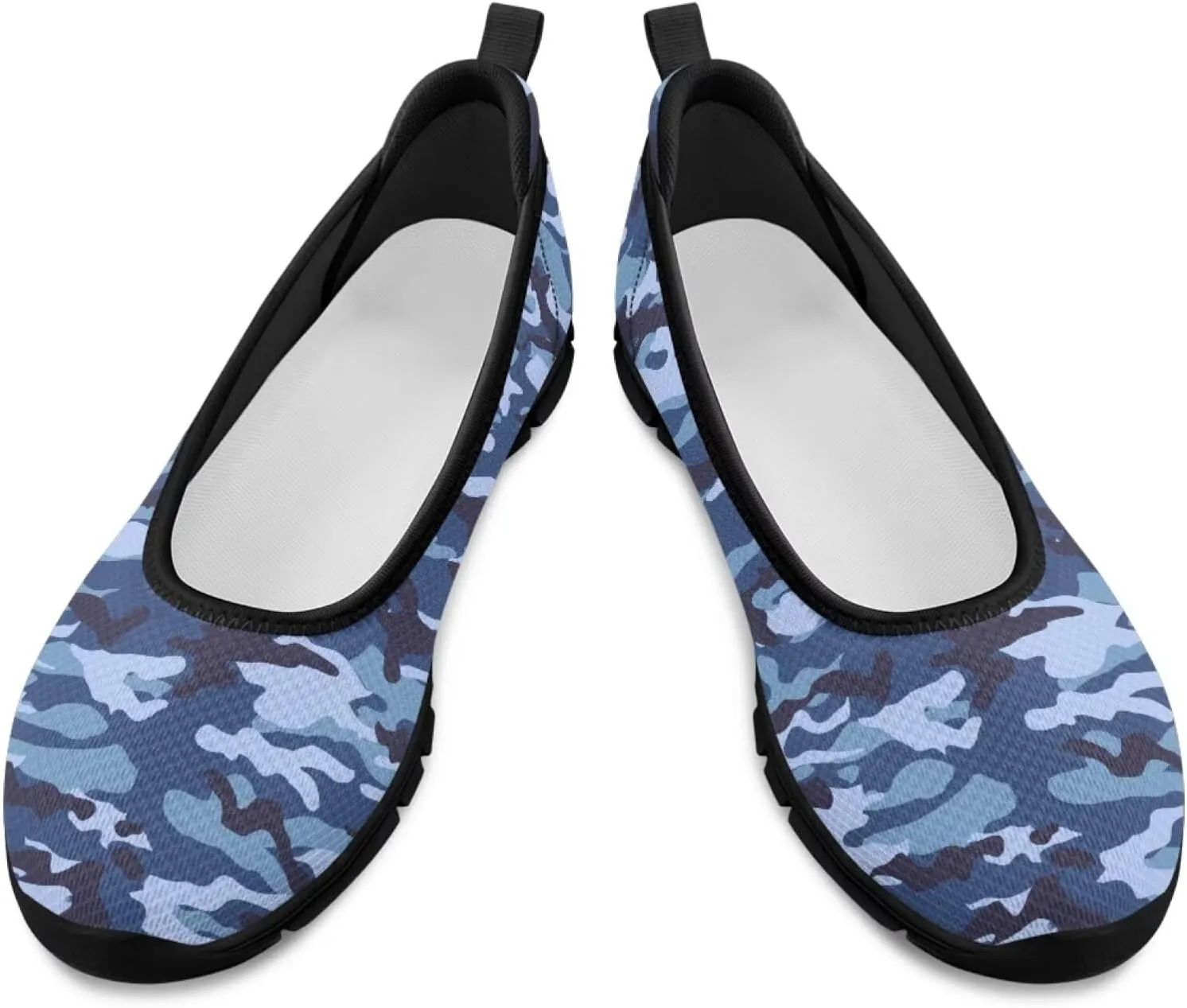 UNICEU Women Walking Shoes Slip On Breathable Casual Loafers Lightweight Low Top Fashion Sneakers for Running Work