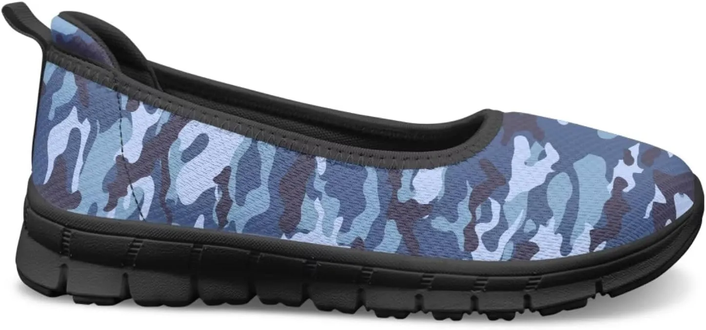 UNICEU Women Walking Shoes Slip On Breathable Casual Loafers Lightweight Low Top Fashion Sneakers for Running Work