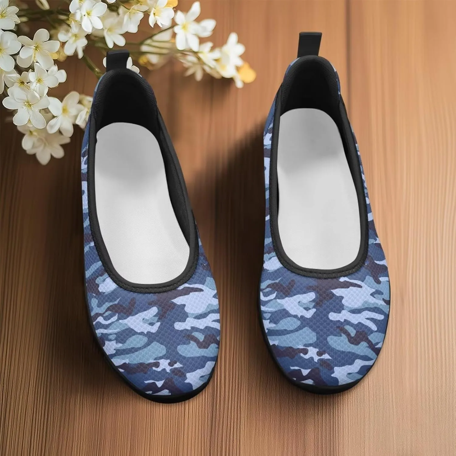 UNICEU Women Walking Shoes Slip On Breathable Casual Loafers Lightweight Low Top Fashion Sneakers for Running Work