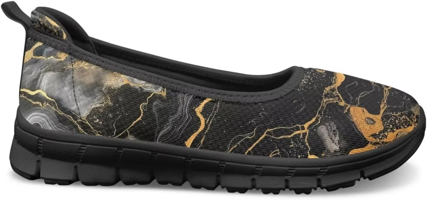 UNICEU Women Walking Shoes Slip On Breathable Casual Loafers Lightweight Low Top Fashion Sneakers for Running Work
