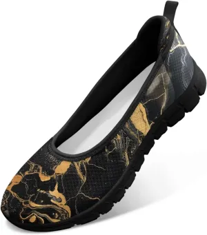 UNICEU Women Walking Shoes Slip On Breathable Casual Loafers Lightweight Low Top Fashion Sneakers for Running Work